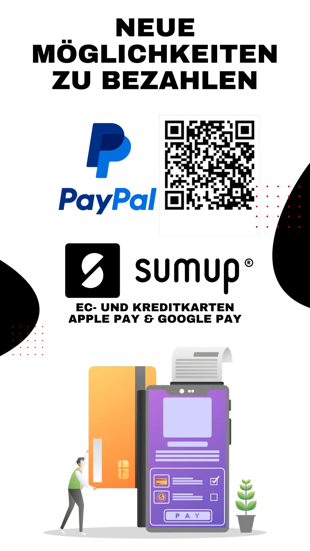 PayPal und SumUp bei FC Unterföhring